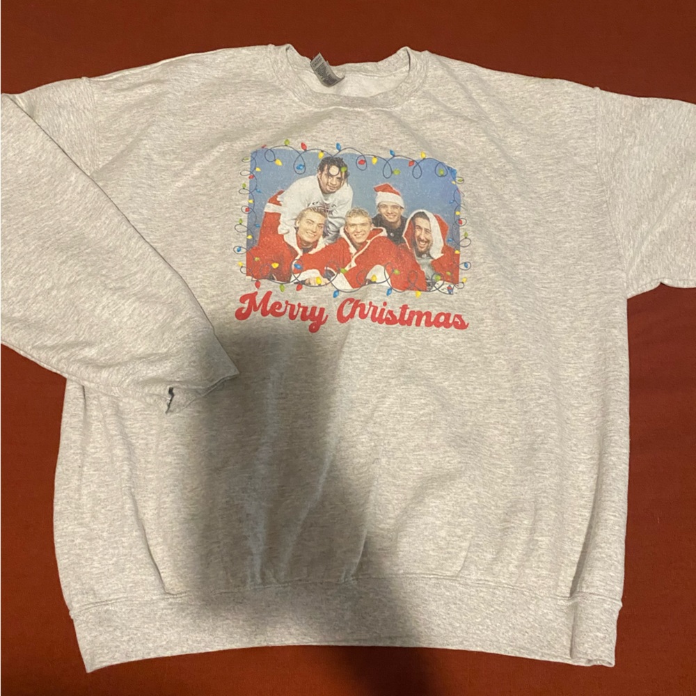 XL NSync Christmas Sweatshirt, worn once